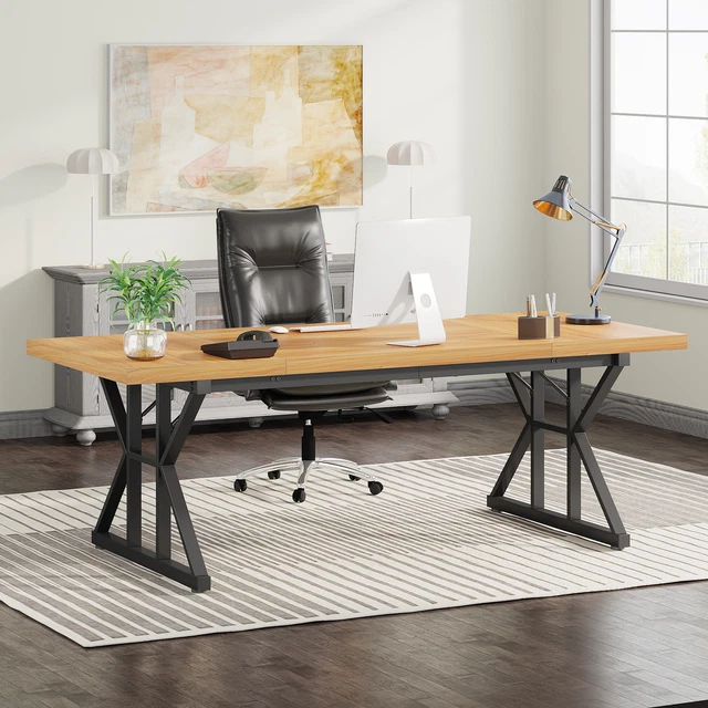 71" Executive Desk Study Computer Desk Conference Meeting Table for Home Office