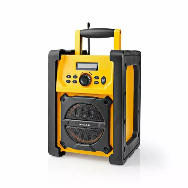 Garden Workshop Site Radio AUX FM Bluetooth Radio Work Robust Portable Audio