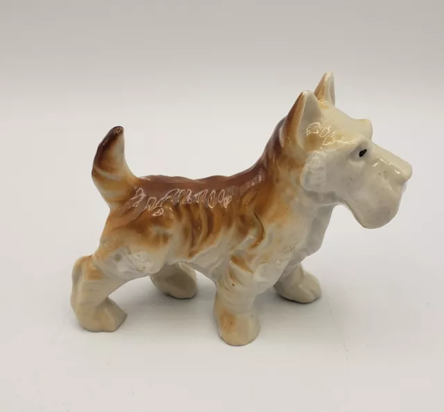 Vintage Porcelain West Highland Terrier Dog Figurine Made in Japan 3"