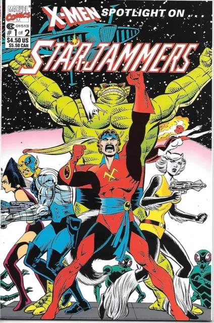 X-Men Spotlight On Starjammers Comic Book #1 Marvel Comics 1990 VERY FINE-