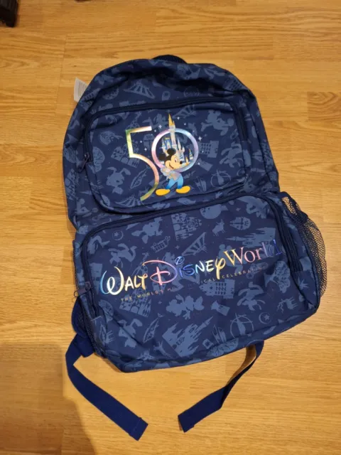 Walt Disney World 50th Anniversary Backpack New