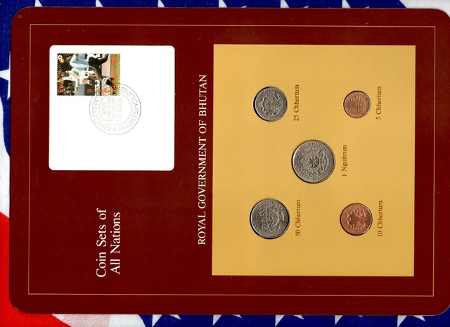 Coin Sets of All Nations Bhutan 1979 UNC Ngultrum 5,10,25,50 Chhertum Sports
