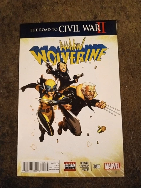 All New Wolverine #9 First Print Marvel Comics (2016)  Gabby Old Man Logan  Nm
