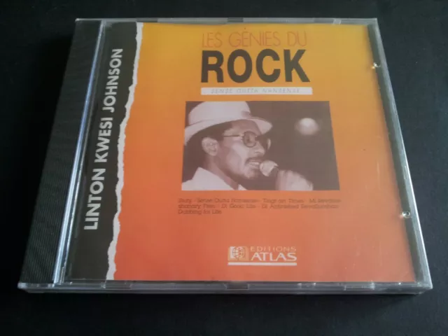 Linton Kwesi Johnson CD Neuf Editions Atlas Les Génies du Rock