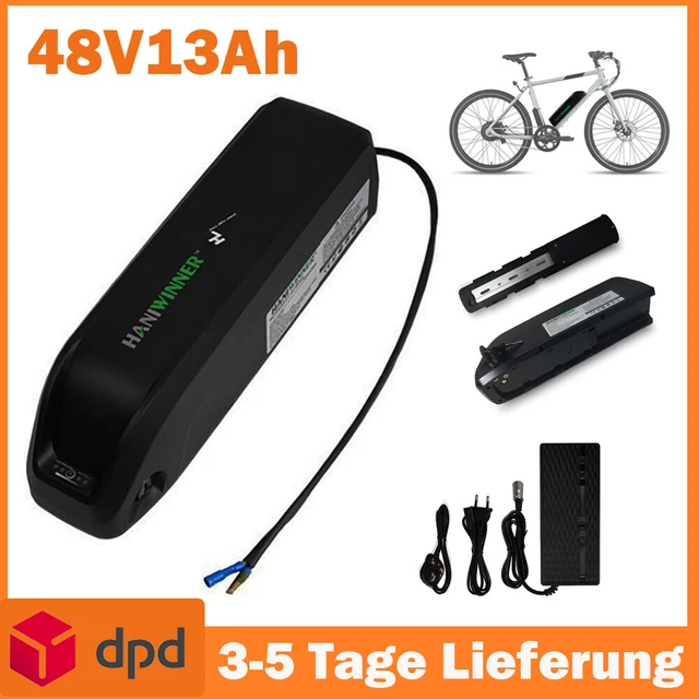 Elektrofahrrad Akku 48V 7.5Ah Lithium-Ionen - Für 200W-800W Motoren