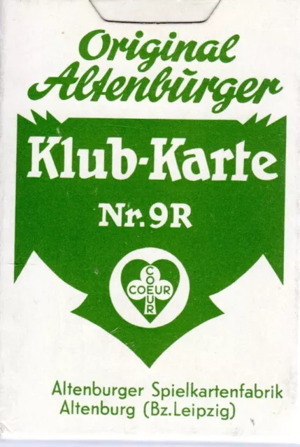 Klub-Karte Nr. 9R-Altenburger neuwertig