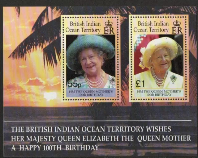 Biot 2000 Sgms242 Queen Mothers 100Th Birthday  Mnh