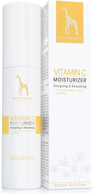 MOTHER NATURE COSMETICS Crème Vitamine C 50 Ml - Crème Hydratante Visage Anti-Ri 2