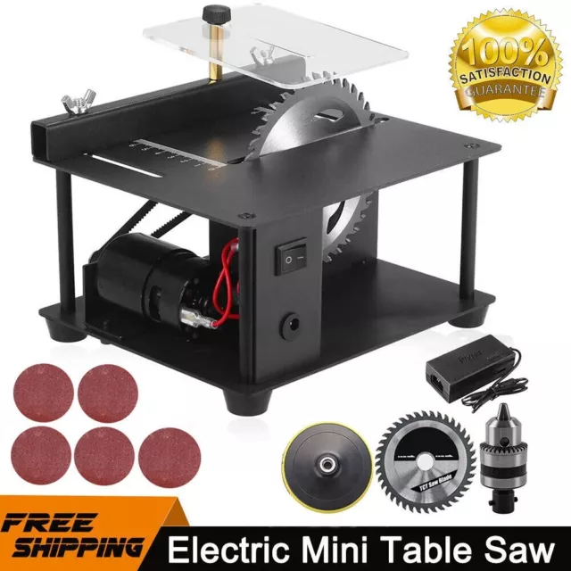 Mini Table Saw Woodworking Polish Cutting Tool Bench Saw Machine Handmade NEW