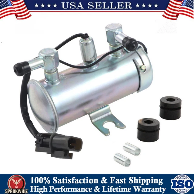 24V ELECTRIC UNIVERSAL PETROL DIESEL New FUEL PUMP FACET SILVER STYLE TRACTOR