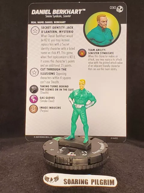 DANIEL BERKHART 030 Uncommon - Spider-Man & Venom Absolute Carnage Heroclix #30