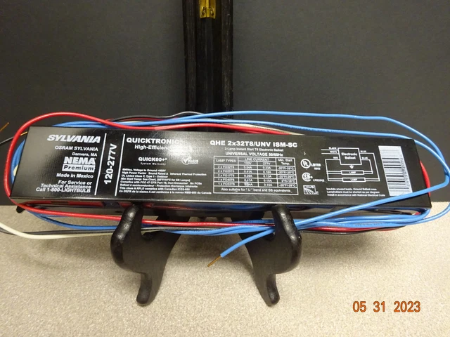 OSRAM Sylvania QHE 2X32T8/UNV ISM-SC Instant Start 2 Lamp T8 Ballast