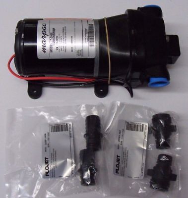 GPM Shurflo Aqua King Eau Pompe 3.0GPM 55PSI Lavage 12V Bateau Marine Rv Camper 