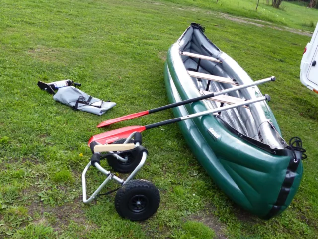 GUMOTEX SCOUT STANDARD Kanadier Schlauchboot Grün