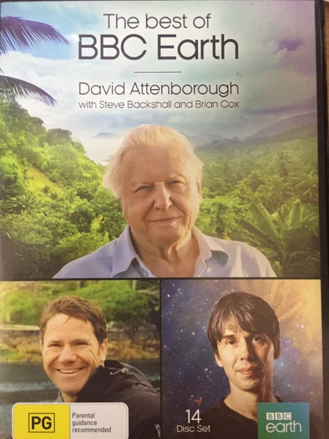 THE BEST OF BBC EARTH David Attenborough Brian Cox 14 x DVD Box Set BBC Exc Cond