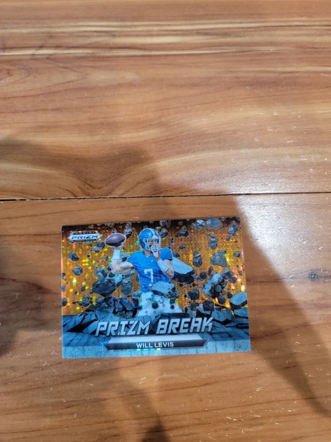 2023 Panini Draft Picks Football Will Levis Prizm Break # /49 !! 🔥🔥