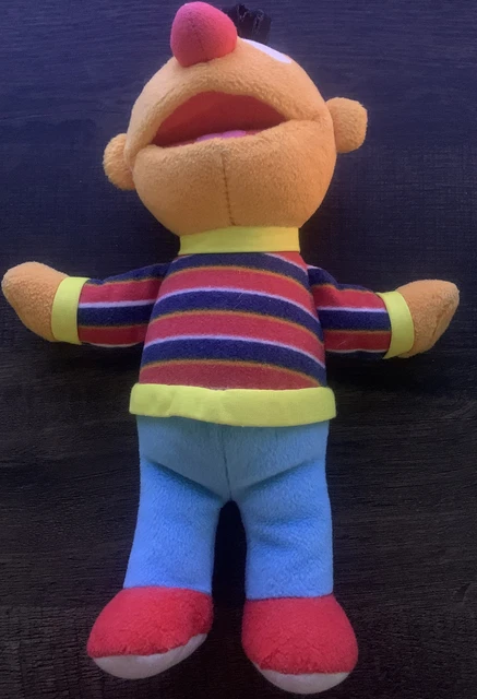 Ernie Sesame Street Plush Doll Fisher Price 10" Stuffed Animal Toy 2002