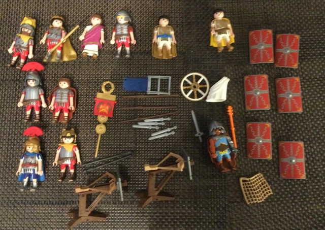 Playmobil 6589 - Gladiatore Romano Con Accessori, Figura Singola Per Bambini 3+