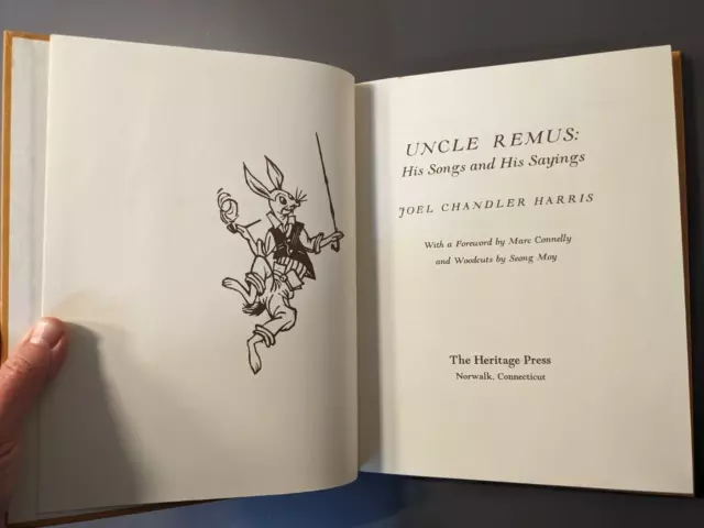 Uncle Remus, by Joel Chandler Harris, ill. Seong Moy, Heritage Press 1957