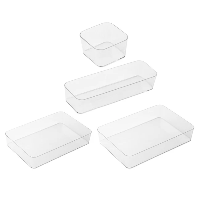 Boîte De Rangement Transparente En Acrylique Pour Produits Divers