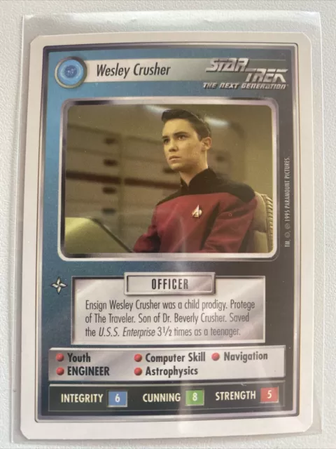 Star Trek CCG - Premiere - Wesley Crusher (Personnel - Federation)