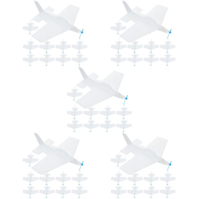 50 pièces jouet d'avion bricolage avions en mousse pour enfants avion en mousse