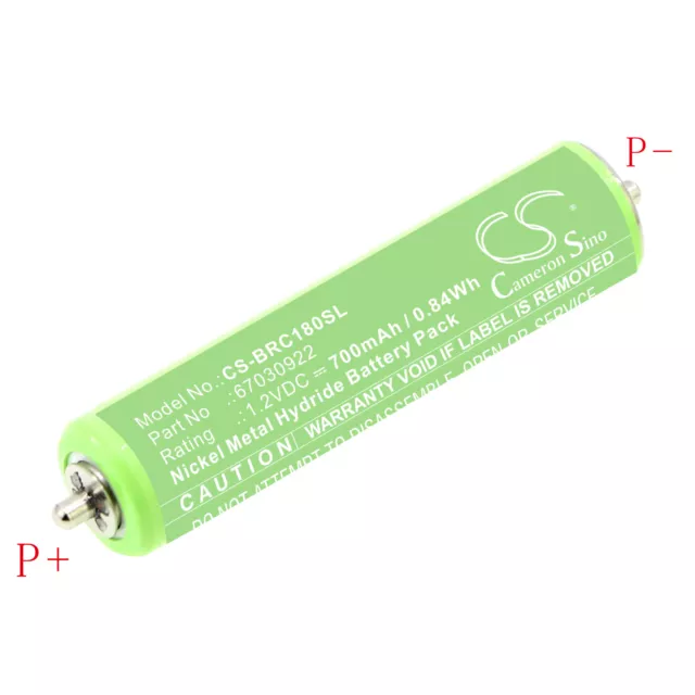 Battery for Braun Cruzer z4 Cruzer z5 Cruzer z50 67030922 1.2V 700mAh