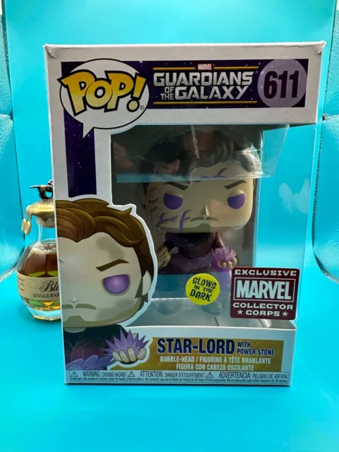 Marvel Collector Corps Funko Pop 611 Star Lord with Power Stone Guardians MIB