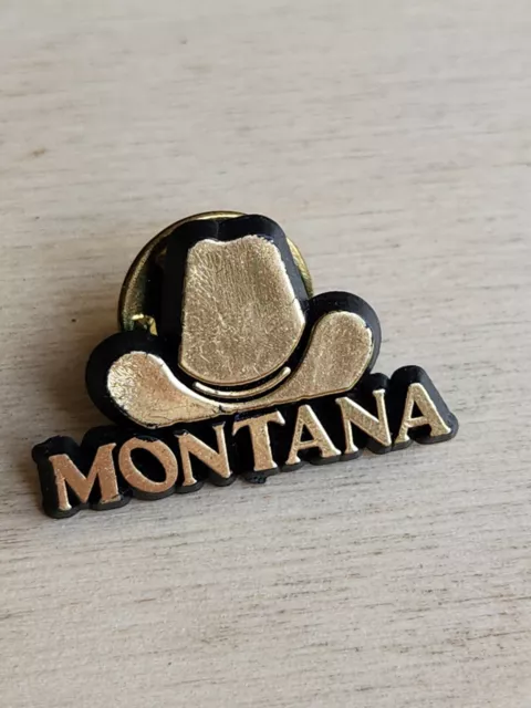 Montana USA Vintage Pin Back Button B52