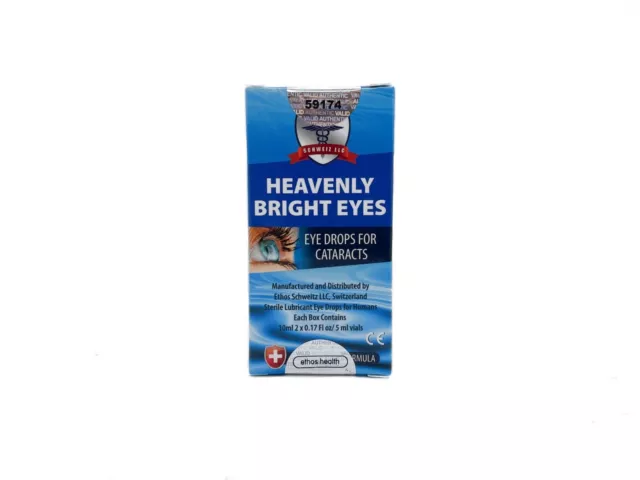 Ethos Bright Eyes NAC Heavenly Eye Drops for Cataracts 10ml FREE POSTAGE