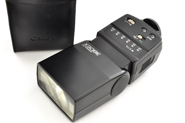 Flash Canon Speedlite 380EX – Pour EOS Argentique Et Numérique – Avec Pochette Et Notice