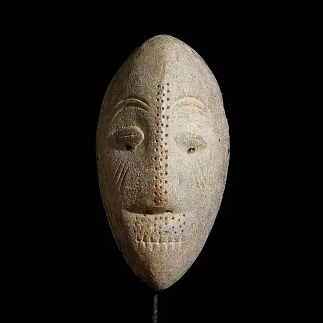 Afrikanische Maske, handgeschnitzt, Wanddekoration aus Holz, Stammeskunst,... 2