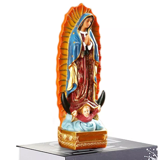 Guadalupe Mary Figur Harz Statue Unsere Liebe Frau von Guadalupe Statue Heilige