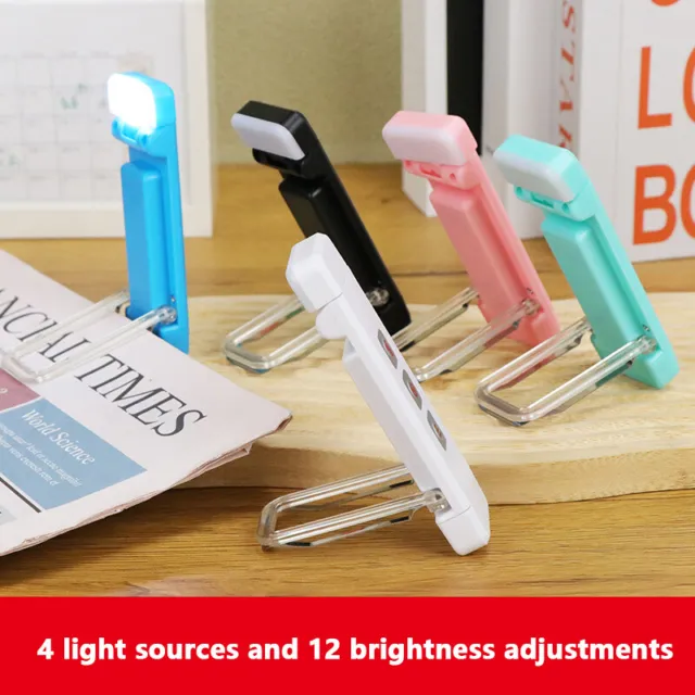 Clip-on Bookmark Book Light Portable Bedside Mini Led Desk Light Read Lamp