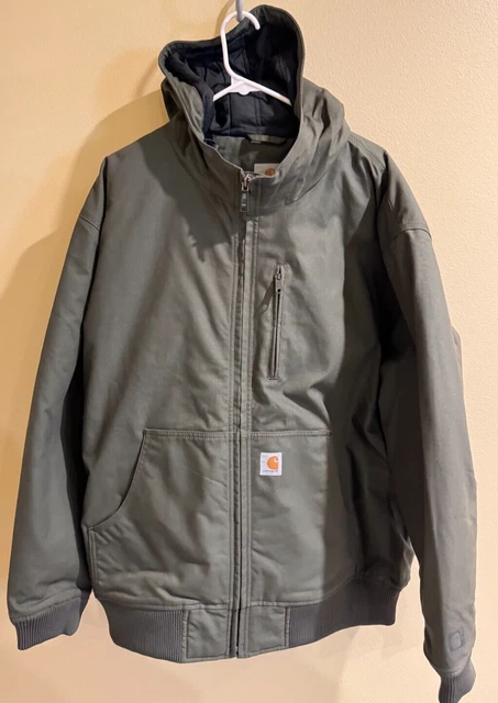 CARHARTT JEFFERSON QUICK Duck Active Jacket L Black Bleach Splatter 101493 79.89 PicClick