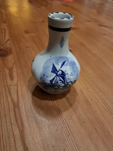 Kleine Blumenvase Delft Blue Holland 7 cm