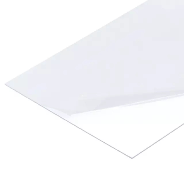 2pcs Clear Plastic Sheet 8x10'' for Picture Frame, Crafts 0.02'' Thick