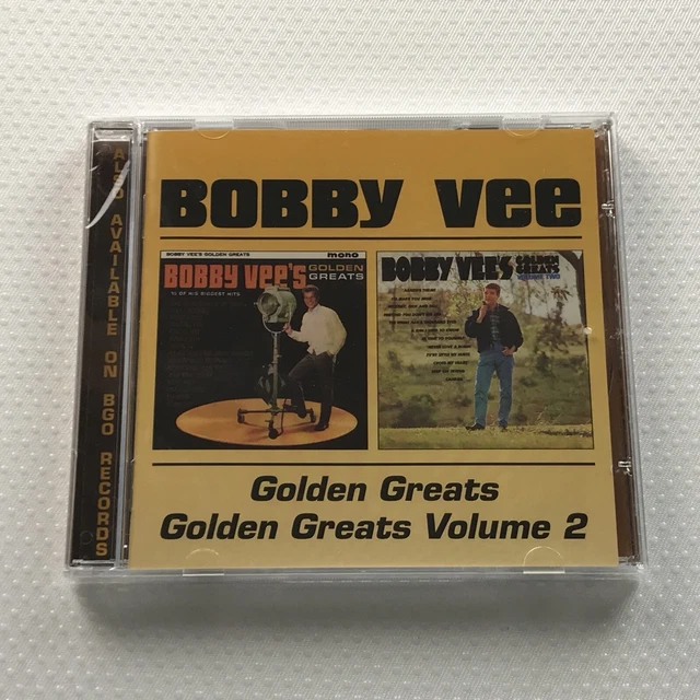 Bobby Vee Golden Greats Volume 1 and 2 NEW SEALED 2 albums on 1 CD