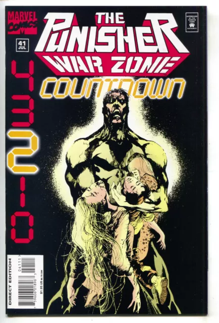 Punisher War Zone 41 Marvel 1995 NM Jae Lee Bullseye Countdown Final Issue