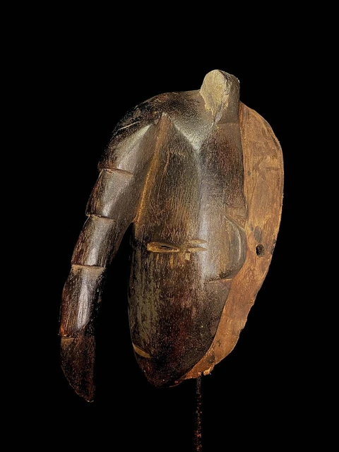 Masks Guru Antiques Wall Hanging Primitive Art Collectibles Wood Masks -4577