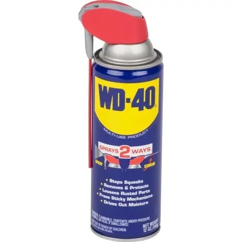 12 Oz. Multi-Use Product, Multi-Purpose Lubricant Spray With Smart Straw