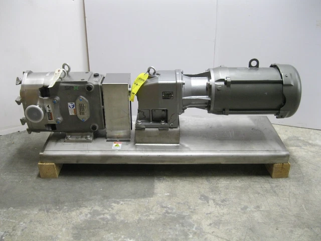 3" Waukesha Cherry-Burrell SPX 130 U1 Rotary Lobe Pump 7.5/5 HP Motor NEW Z65