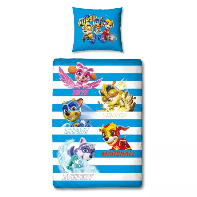 Paw Patrol Bettwäsche für Kinder 80x80 + 135x200 cm 100% Baumwolle