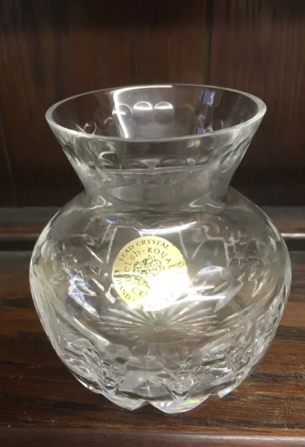 Welsh Royal Crystal Vase Excellent Condition.