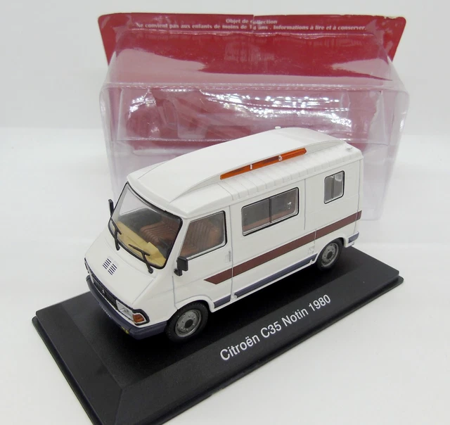 Miniature 1/43 Camping-car Citroën Type H Coccinelle 1957 – IXO/Hachette, Neuve