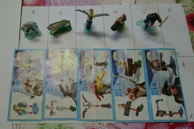 Au choix 1  figurine kinder surprise  :  Ice age 4 (l'âge de glace 4)