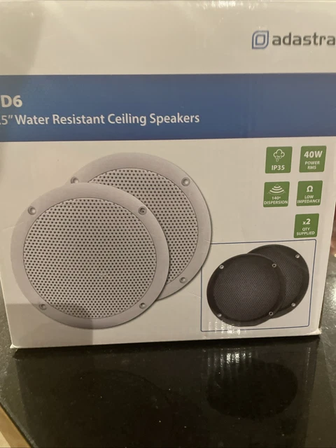 Altavoz Exterior Adastra 90W IP54 - Resistente Agua, Montaje Pared, 5.25 Pulgadas