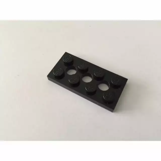 Plate 2x4 avec trois trous noir 3709b pièce détachée Lego 4565 10219 71741