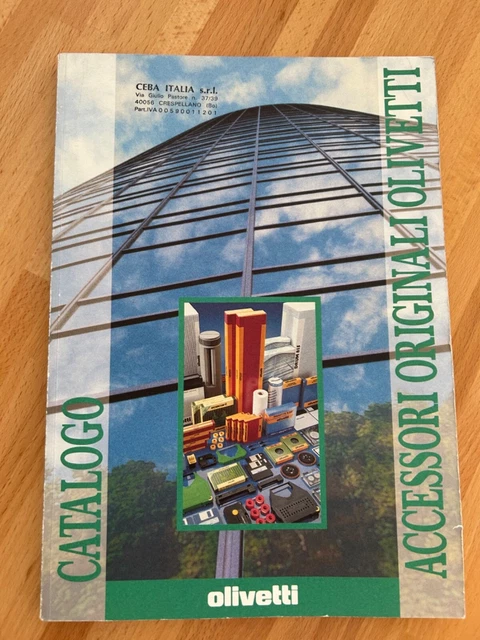 Olivetti Vintage Catalogo Accessori Originali anno 1993 ottime condizioni