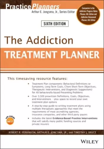 Robert R. Perkinson The Addiction Treatment Planner (Paperback) PracticePlanners